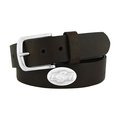 Zeppelinproducts ZeppelinProducts OKS-BOLP-BRW-40 Oklahoma State Concho Brown Leather Belt; 40 Waist OKS-BOLP-BRW-40